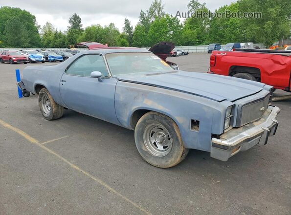 1D80L7Z409609 1977 CHEVROLET EL Gray Front right