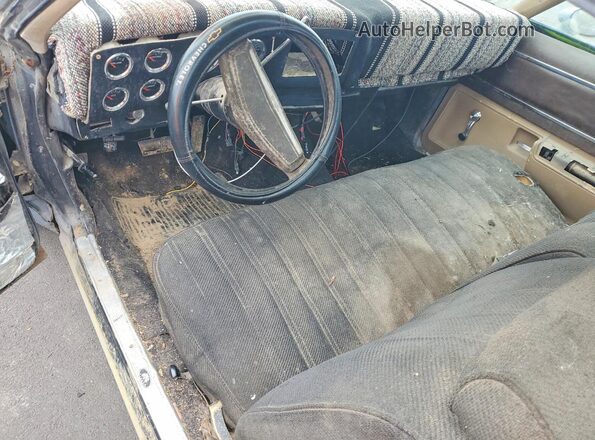 1D80L7Z409609 1977 CHEVROLET EL Gray Dashboard view