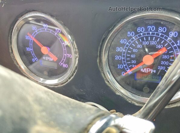 1D80L7Z409609 1977 CHEVROLET EL Gray Instrument cluster view