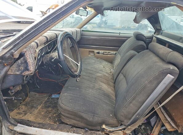 1D80L7Z409609 1977 CHEVROLET EL Gray Front interior view