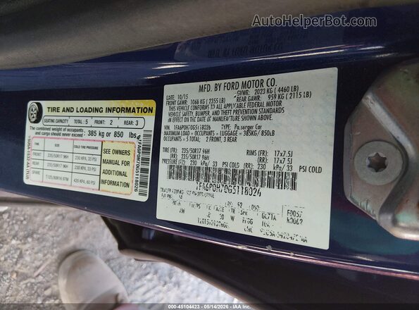 1FA6P0H70G5118026 2016 FORD FUSION Черный Вид подкапотного пространства