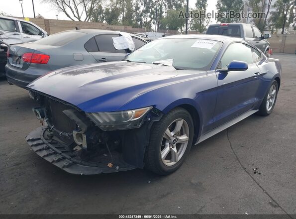 1FA6P8AM0G5323277 2016 FORD MUSTANG Blue 