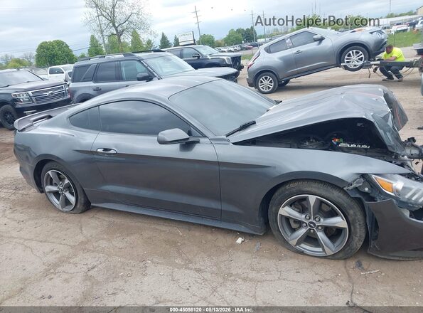 1FA6P8AM2G5219003 2016 FORD MUSTANG Gray Vista interior trasera