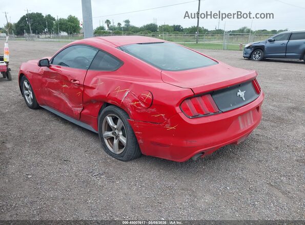 1FA6P8AM2G5333258 2016 FORD MUSTANG Red Rear left
