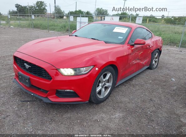 1FA6P8AM2G5333258 2016 FORD MUSTANG Red Front left