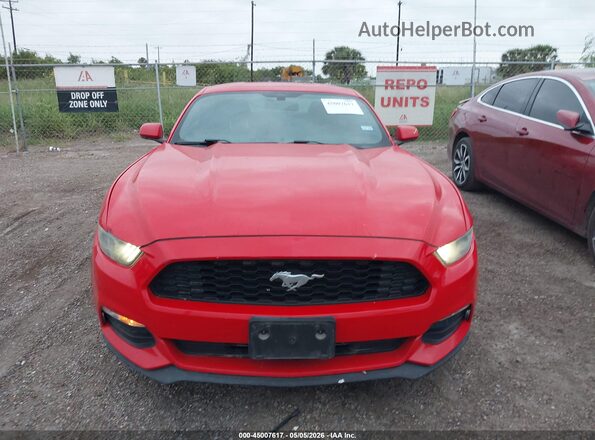 1FA6P8AM2G5333258 2016 FORD MUSTANG Red Instrument cluster view