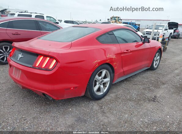 1FA6P8AM2G5333258 2016 FORD MUSTANG Red Rear right
