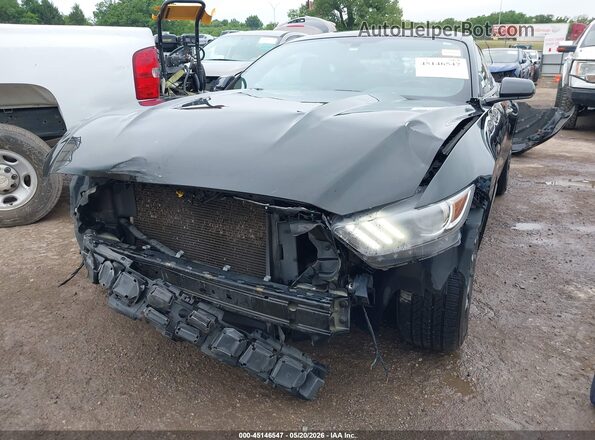 1FA6P8AM2H5330023 2017 FORD MUSTANG Black Widok z przodu