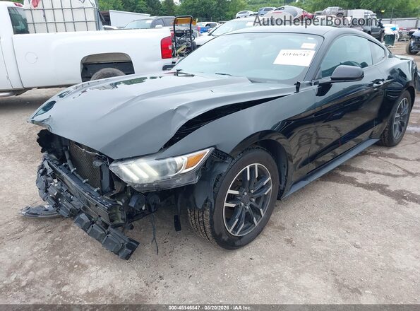 1FA6P8AM2H5330023 2017 FORD MUSTANG Black Przód lewy