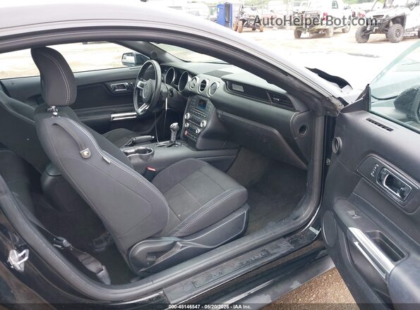 1FA6P8AM2H5330023 2017 FORD MUSTANG Black Widok wnętrza z przodu