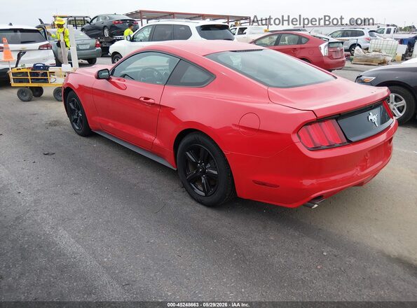 1FA6P8AM3H5250262 2017 FORD MUSTANG Red Trasero izquierdo