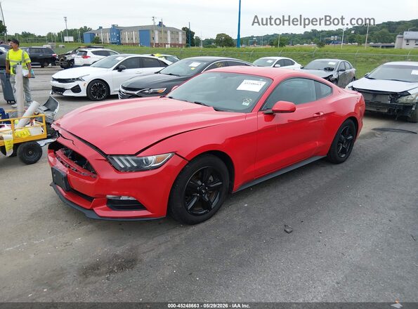 1FA6P8AM3H5250262 2017 FORD MUSTANG Red Vista tres cuartos delantera izquierda