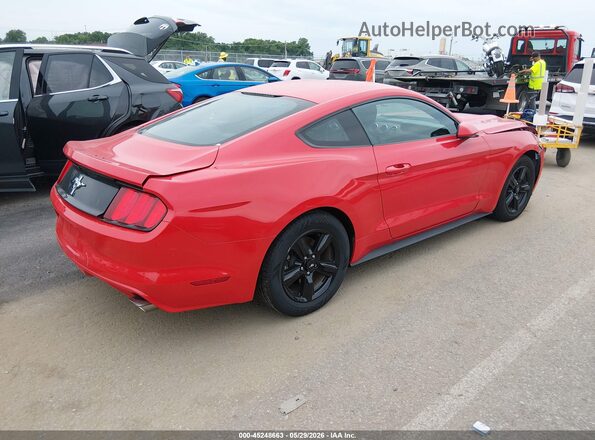 1FA6P8AM3H5250262 2017 FORD MUSTANG Red Trasero derecho