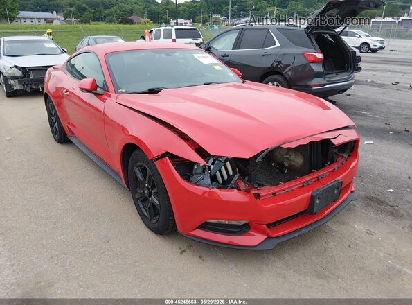 1FA6P8AM3H5250262 2017 FORD MUSTANG Red 