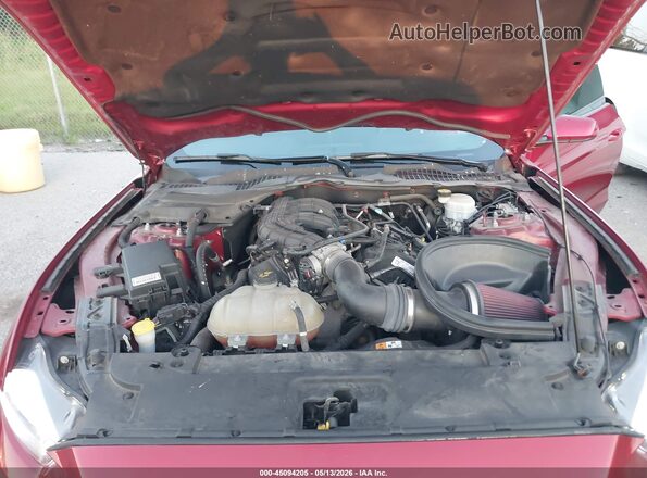 1FA6P8AM8G5208409 2016 FORD MUSTANG Red Vista trasera