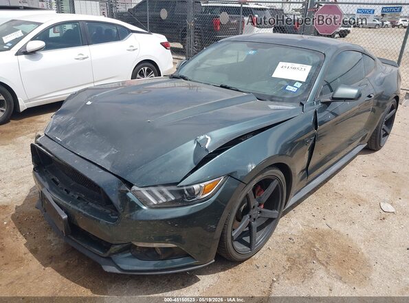 1FA6P8AM8G5278802 2016 FORD MUSTANG Gray წინა მარცხენა ხედი სამი მეოთხედიდან