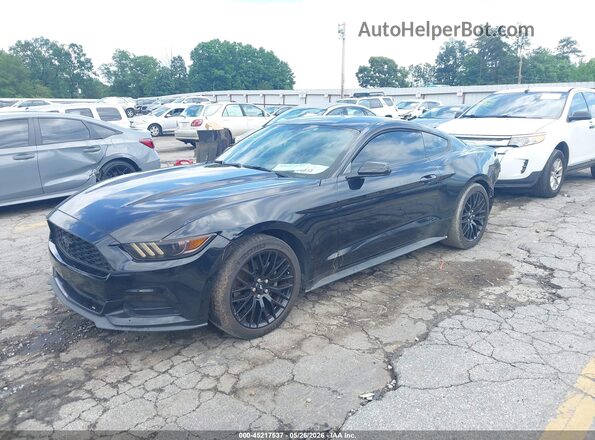 1FA6P8AM9G5301326 2016 FORD MUSTANG Черный Передняя левая четверть