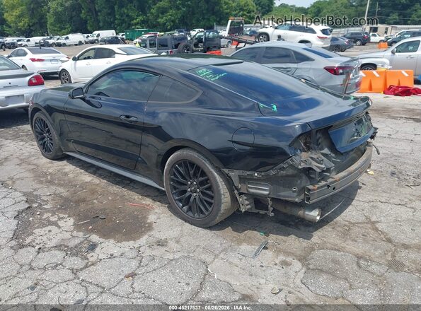 1FA6P8AM9G5301326 2016 FORD MUSTANG Черный Задняя левая четверть