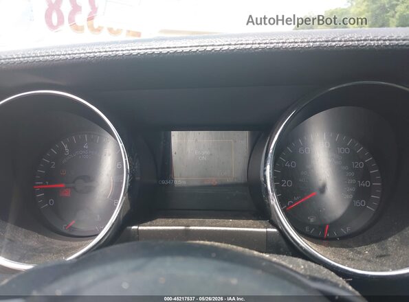 1FA6P8AM9G5301326 2016 FORD MUSTANG Черный Вид задних сидений