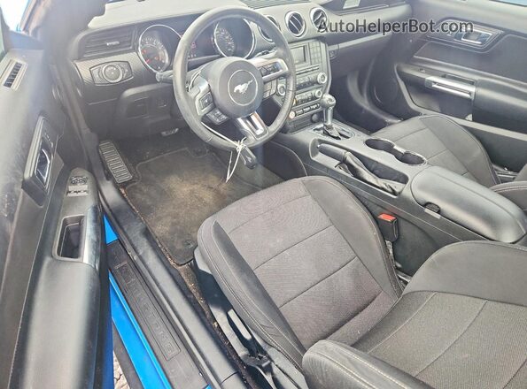 1FA6P8AM9H5239394 2017 FORD MUSTANG Blue Vista del salpicadero