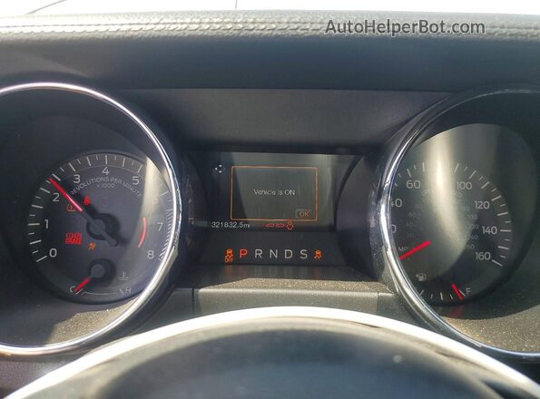 1FA6P8AMXH5277829 2017 FORD MUSTANG Gray Widok zestawu wskaźników
