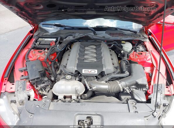 1FA6P8CF0H5312005 2017 FORD MUSTANG Красный Вид сзади