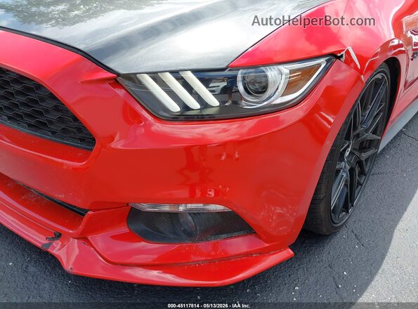 1FA6P8CF0H5312005 2017 FORD MUSTANG Красный Вид спереди