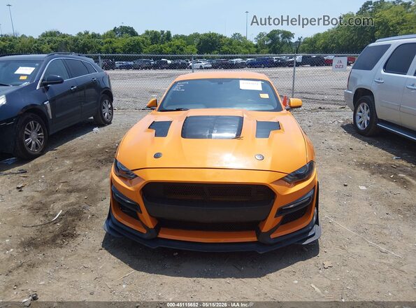 1FA6P8CF0J5102445 2018 FORD MUSTANG Оранжевый Вид щитка приборов
