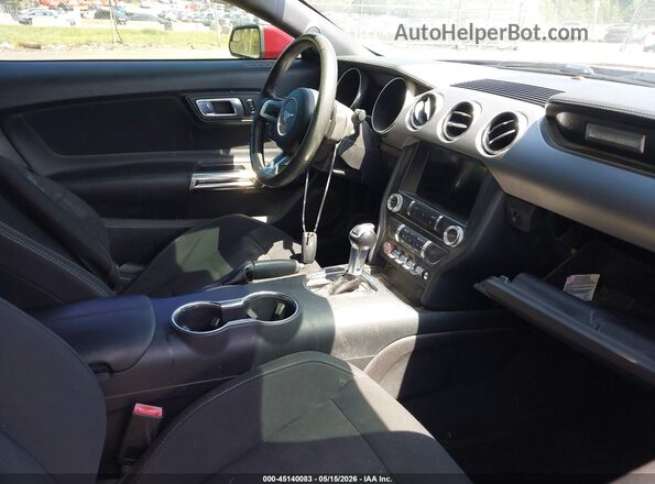 1FA6P8CF0J5120797 2018 FORD MUSTANG Burgundy Вид салону спереду