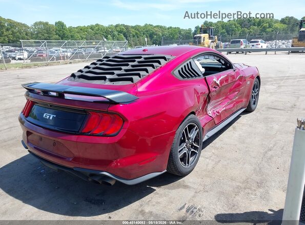 1FA6P8CF0J5120797 2018 FORD MUSTANG Burgundy Задня права чверть