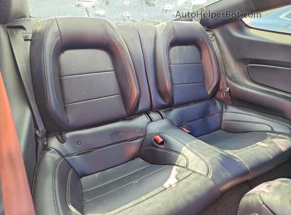 1FA6P8CF0K5157737 2019 FORD MUSTANG Темно-бордовый Вид задних сидений