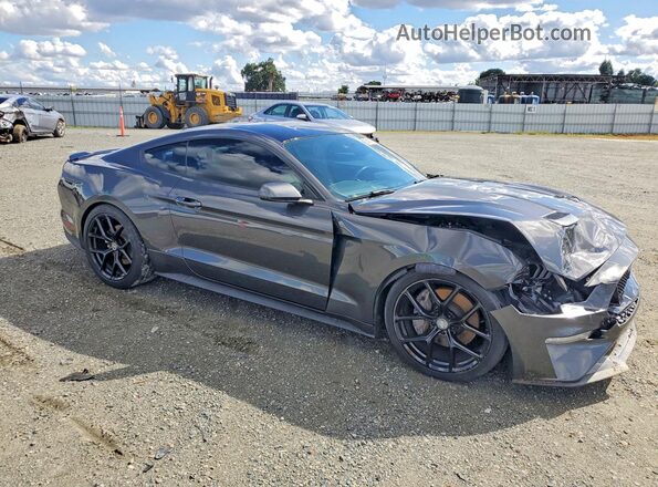 1FA6P8CF0L5125159 2020 FORD MUSTANG Charcoal Przód prawy