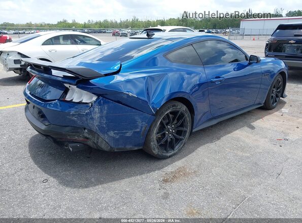 1FA6P8CF0R5405642 2024 FORD MUSTANG Blue Задня права чверть