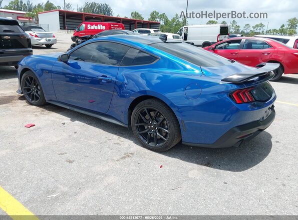 1FA6P8CF0R5405642 2024 FORD MUSTANG Blue Задня ліва чверть