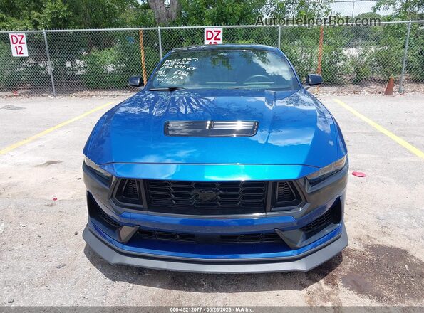 1FA6P8CF0R5405642 2024 FORD MUSTANG Blue Вид щитка приладів