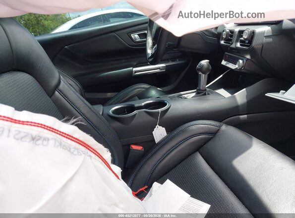 1FA6P8CF0R5405642 2024 FORD MUSTANG Blue Вид салону спереду