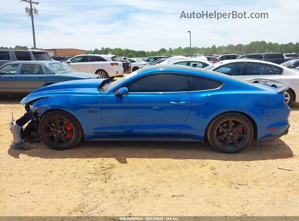 1FA6P8CF1L5181739 2020 FORD MUSTANG Blue Vista interior de 360 grados