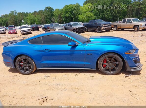 1FA6P8CF1L5181739 2020 FORD MUSTANG Blue Vista interior trasera