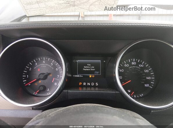 1FA6P8CF1L5189369 2020 FORD MUSTANG Dark Blue Widok tylnych siedzeń