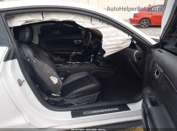 1FA6P8CF1N5141650 2022 FORD MUSTANG White Widok wnętrza z przodu