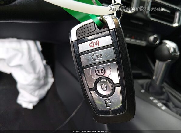 1FA6P8CF1R5431201 2024 FORD MUSTANG Синий Вид панели приборов