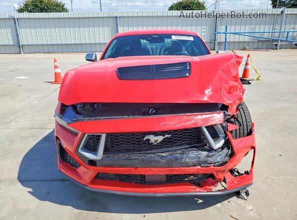 1FA6P8CF1S5412623 2025 FORD MUSTANG Red Widok z przodu