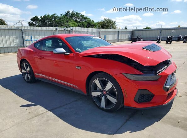 1FA6P8CF1S5412623 2025 FORD MUSTANG Red Przód prawy
