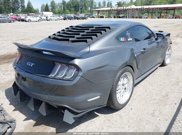1FA6P8CF2G5209652 2016 FORD MUSTANG Gray Задня права чверть