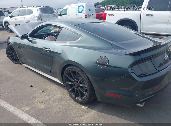 1FA6P8CF2G5266112 2016 FORD MUSTANG Green Trasero izquierdo