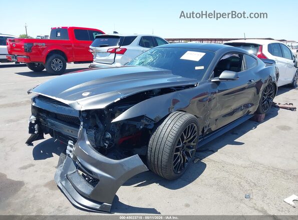 1FA6P8CF2H5344907 2017 FORD MUSTANG Black Vista tres cuartos delantera izquierda