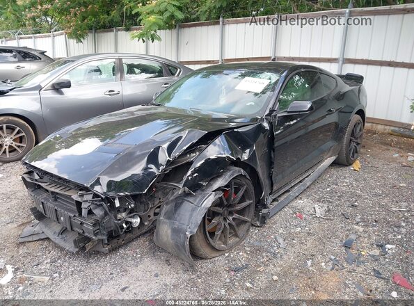 1FA6P8CF2L5161483 2020 FORD MUSTANG Black Front left