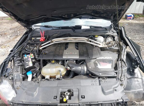 1FA6P8CF2L5161483 2020 FORD MUSTANG Black Rear view