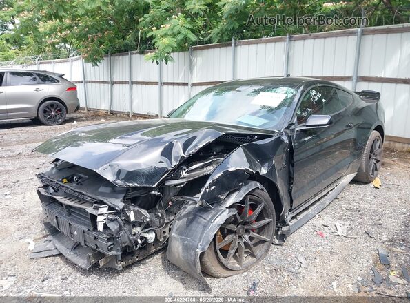 1FA6P8CF2L5161483 2020 FORD MUSTANG Black Front view