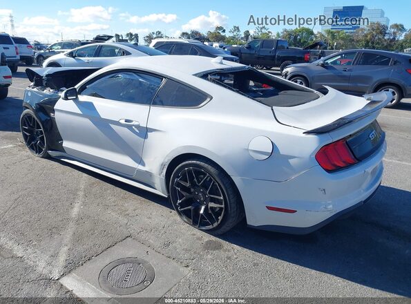 1FA6P8CF2L5182897 2020 FORD MUSTANG White Trasero izquierdo